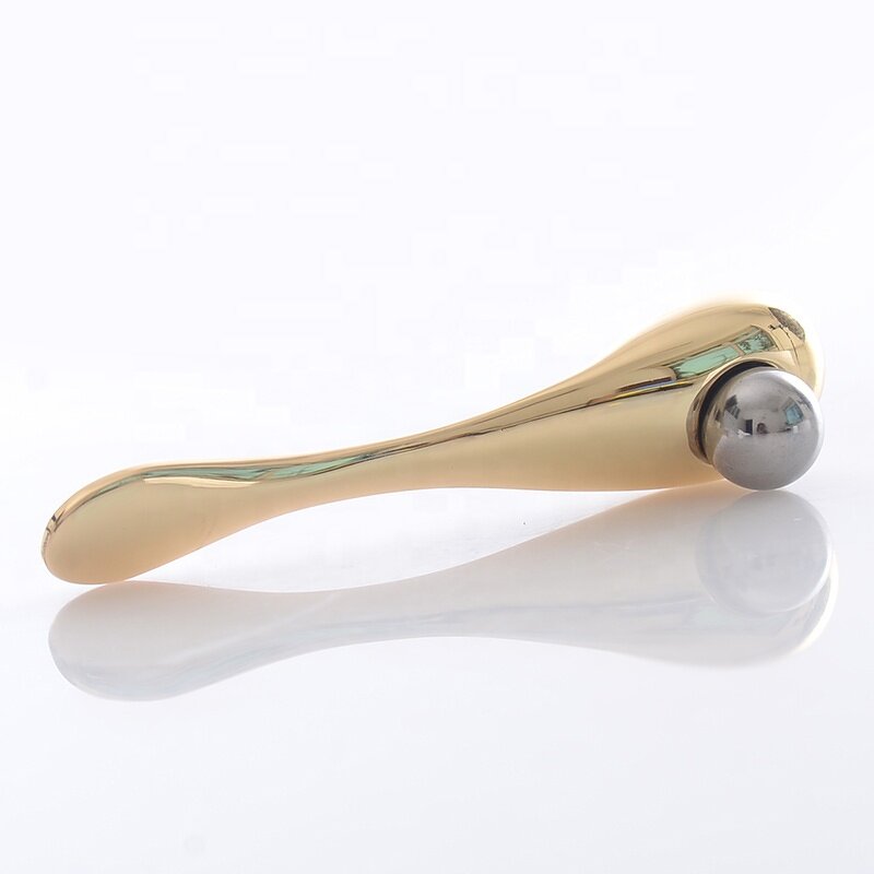 Facial Spoon Manufacturer - Custom Logo Metal for Home Use Eye Cream Roller Wand Zinc Alloy Face Lift Tool