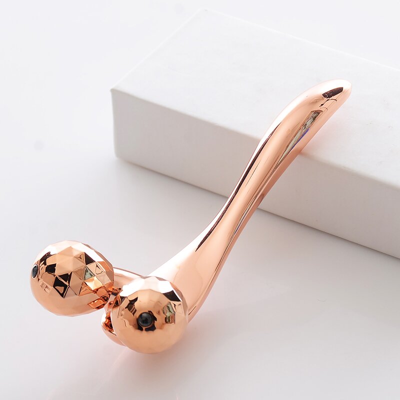 Facial Beauty Roller Manufacturer - Custom Home Use Metal Gua Sha for Wrinkle Reduction Face Lifting