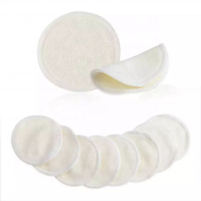 Makeup Remover Pads Manufacturer - Custom Bamboo Cotton 2 Layers Reusable with Konjac Sponge - Wholesales
