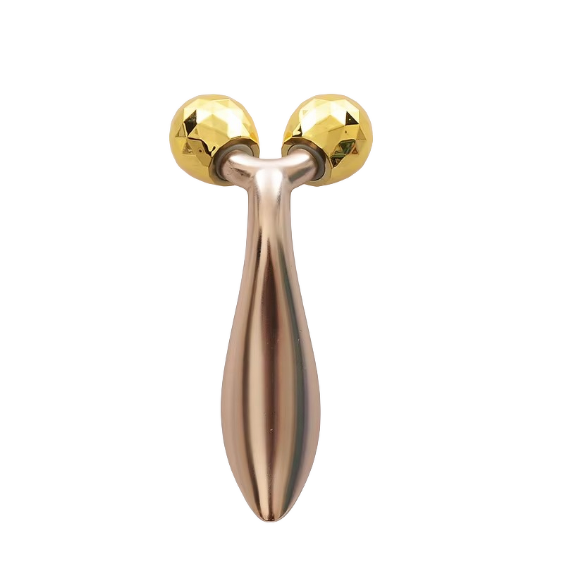 Face Sculpting Roller Manufacturer - Gold Stainless Steel for Neck Massage Body Slimming Anti-Wrinkles