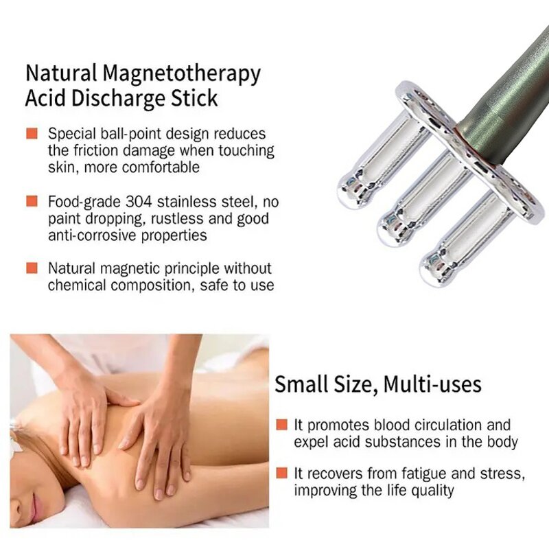 Meridian Hammer Manufacturer - Home Use 3 Forks Therapy with Magnetic Acid Pen for Full-Body Neck Shoulder