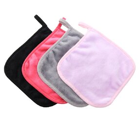 Microfiber Cloth Manufacturer - Custom Square Face Makeup Remover Towel