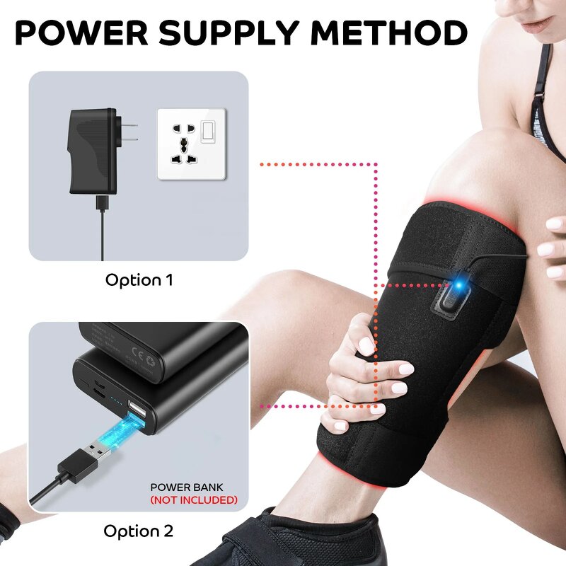 LED Light Therapy Pad Manufacturer - OEM/ODM 660nm 880nm Red Light for Knee Pain Relief Belt Wrap