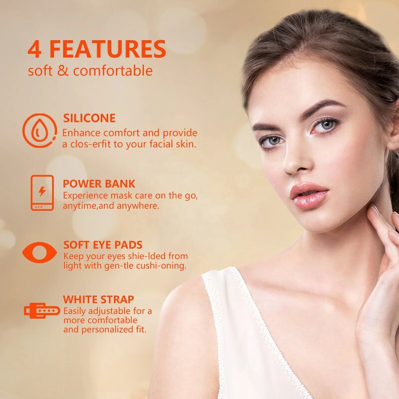 LED Skin Mask Manufacturer - 7 Color with Near Infrared Light Home Beauty Device for All Skin Types