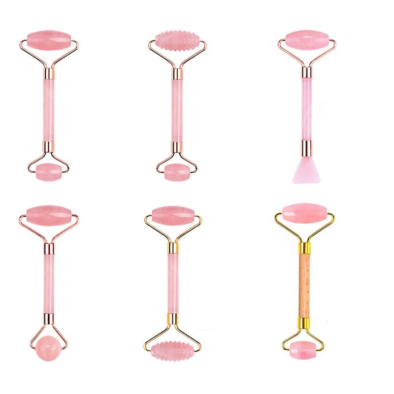 Jade Roller Manufacturer - SPA Collection Natural Rose Quartz for Face Anti-Aging Skin Care