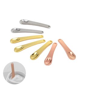 Cosmetic Spatula Manufacturer - Metal Skincare Mini Mask Reusable Scoop for Cream Lotions Moisturizers