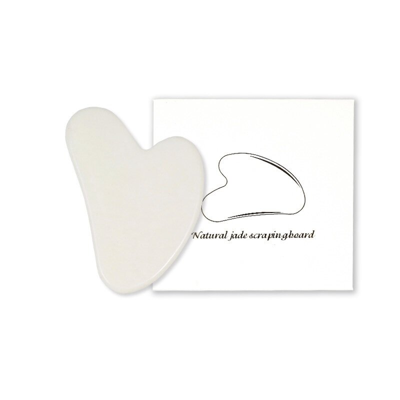 Gua Sha Massager Manufacturer - White Jade Home Use SPA Collection with Custom Logo US Quartz Roller