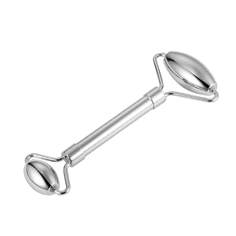 Gua Sha Board Manufacturer - Wholesale Medical 304 Stainless Steel Scraping Board with Jade Roller for Face Neck