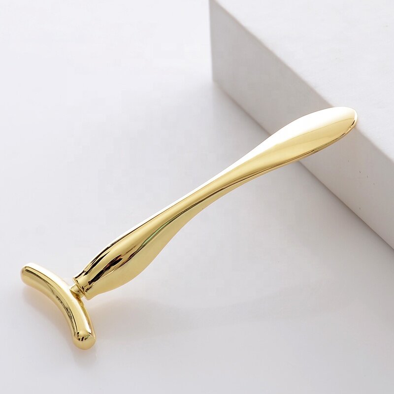 Cosmetic Spatula Manufacturer - Luxury Metal T-Shaped for Home Use Big Eye Cream & Facial Massager - Custom Logo