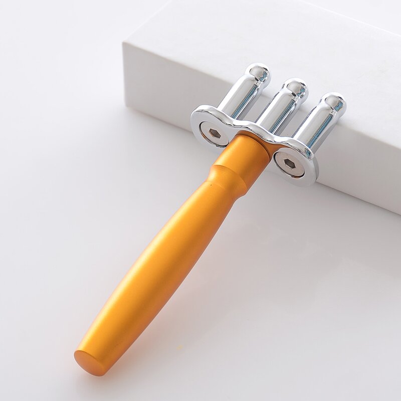 Massage Stick Manufacturer - 3-Piece Magnetic Stainless Steel for Meridian Dredging Face Priming Back Scraping