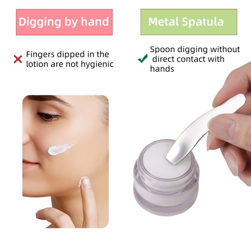 Makeup Scoop Manufacturer - Stainless Steel Small Dispensing Eye Cream Stick Face Cream Mask Scraper