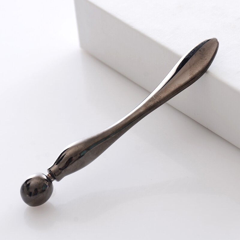 Eye Care Tools Manufacturer - Anti Wrinkle Metal Face Lifting Massage Sticks & Cosmetic Mask Mixing Spatula