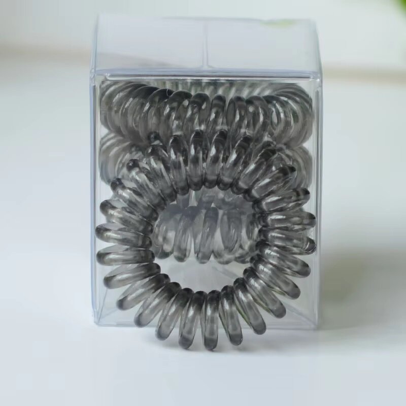 Hair Cords Manufacturer - 4pcs/box Women's Headstring Bracelet Telephone Scrunchie for High Ponytail Traceless