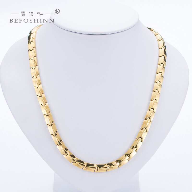 Titanium Germanium Chain Necklace - Luxury Unisex Hip Hop Party Jewelry