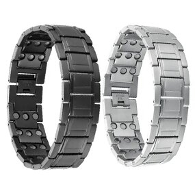 Stainless Steel Magnetic Bracelet - Fashion Senior Health Wellness Gift