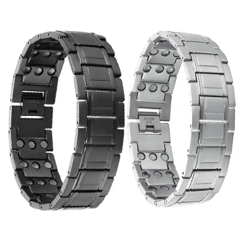 Stainless Steel Magnetic Bracelet - Fashion Senior Health Wellness Gift