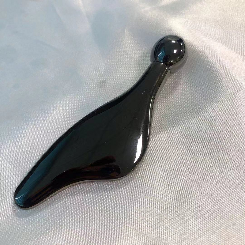 Heart-Shaped Gua Sha Comb - Wholesale Custom Stainless Steel Facial Tool