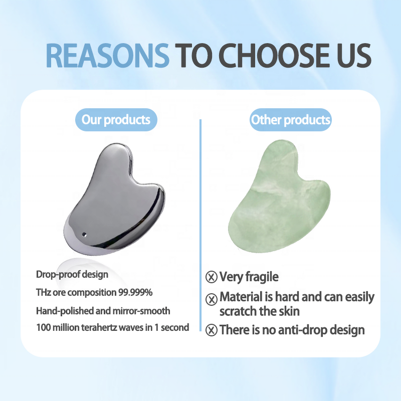 Terahertz Massage Comb - Natural Stone Full Body Ice Melting Gua Sha Board