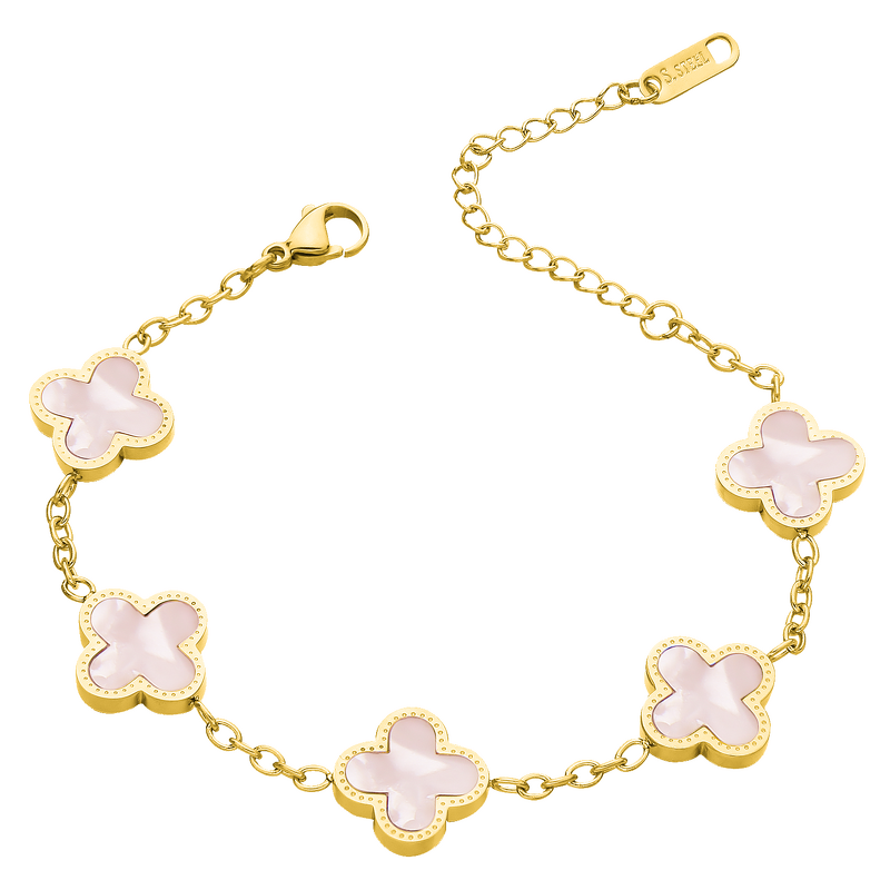 Magnetic Stainless Steel Bracelet - Fashion Lucky Adjustable Ladies Jewelry