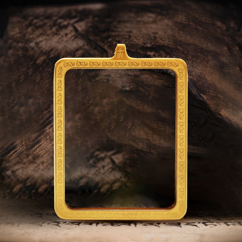 Buddha Thangka Pendant - Dropshipping Chinese Hand Drawn Relief Jewelry