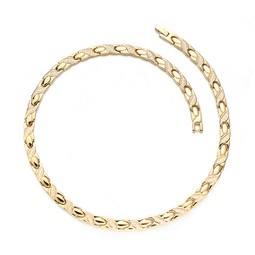 Magnetic Stainless Steel Necklace - Custom Adjustable Sport Negative Ion Chain