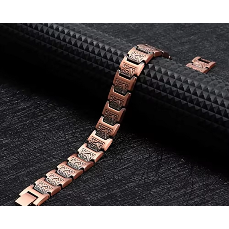 Health Magnetic Copper Bracelet - Custom Logo Vintage Men Women Jewelry