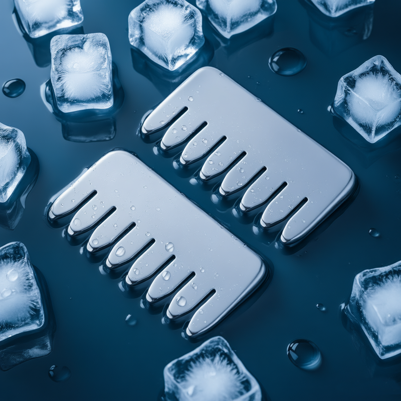 Stainless Steel Gua Sha Comb - Wholesale Facial Massage Beauty Tool