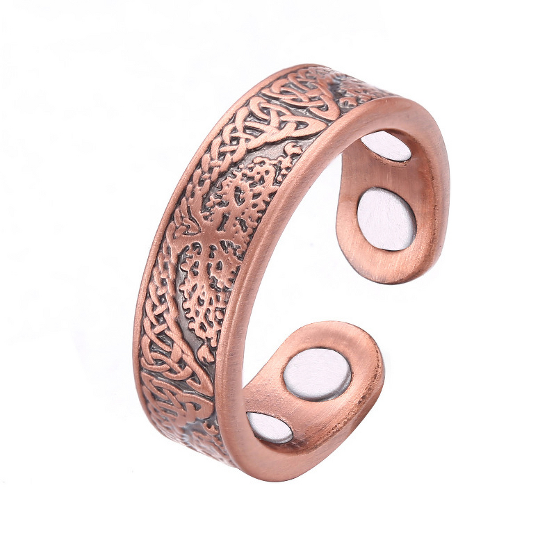 Copper Magnetic Therapy Ring - Women Anti-Copper Health Wholesale Jewelry