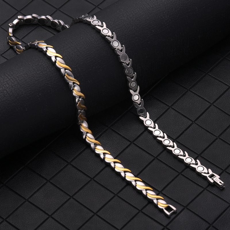 Goldfish Stainless Steel Necklace - Stock Wholesale Full Magnet Men Women Jewelry