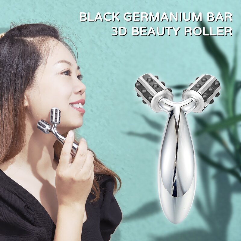 3D Facial Beauty Roller - Portable Germanium Lifting Firming Device