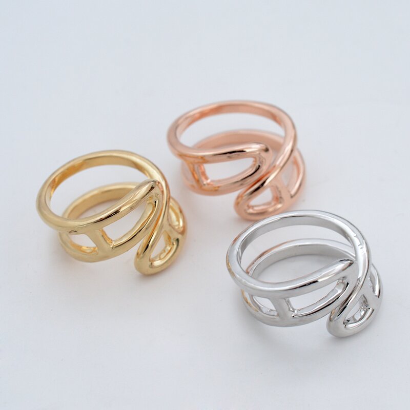 Stainless Steel Shawl Buckle - Fashion Women Wedding Party Scarf Ring