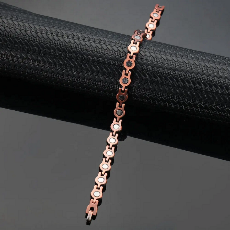 Copper Magnetic Anklet - 2020 Zircon Crystal Encrusted Women Jewelry