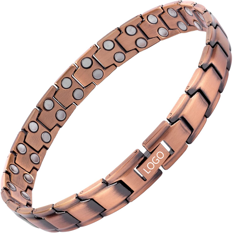 Red Copper Magnetic Anklet - BEFOSHINN BFRC217A1 Unisex Health Jewelry