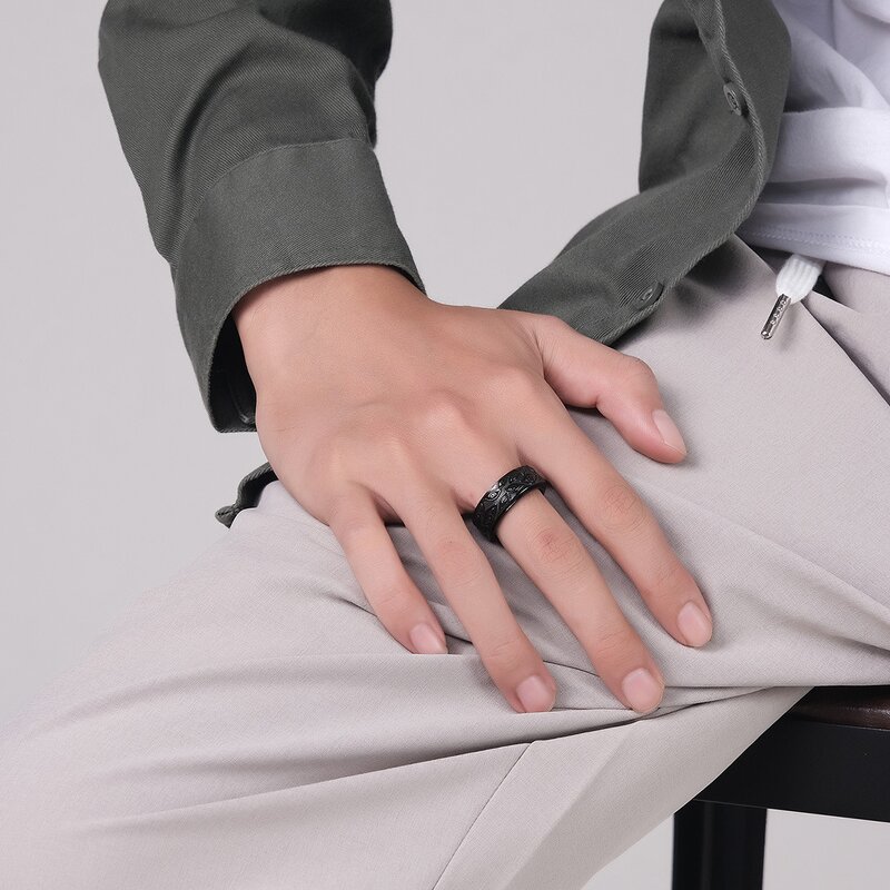 God's Eye Men Ring - Hot Selling Vintage Gold Plated Rotatable Evil Eye