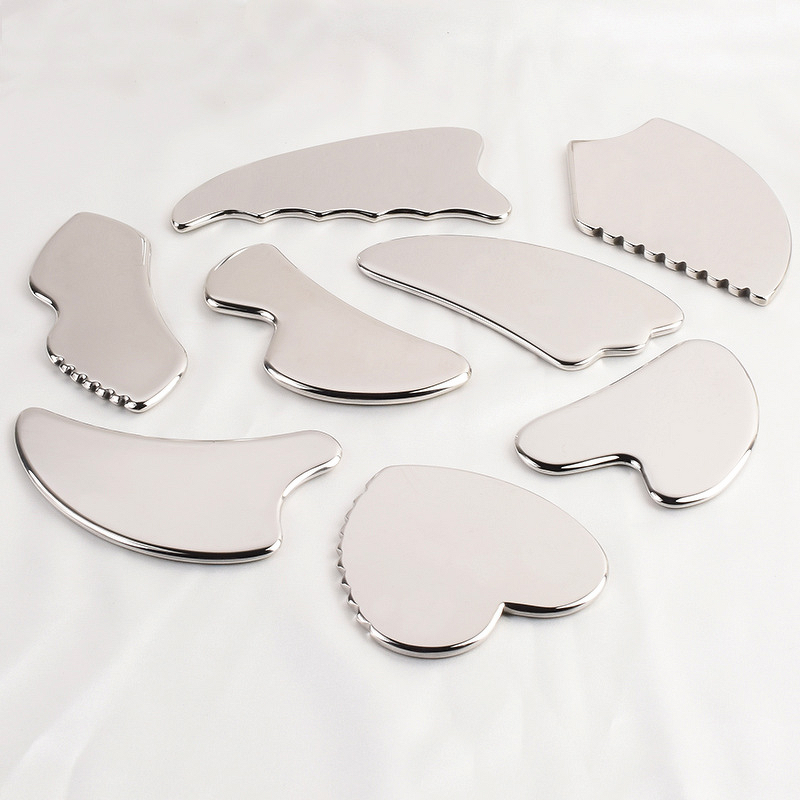 Stainless Steel Gua Sha Comb - Beauty SPA Body Massage Home Scraper