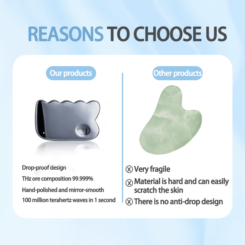 Terahertz Gua Sha Board - Plate Scraping Back Body Massage Tool