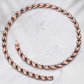 Pure Copper Magnetic Necklace - Unisex Adjustable Link Chain Trendy Jewelry
