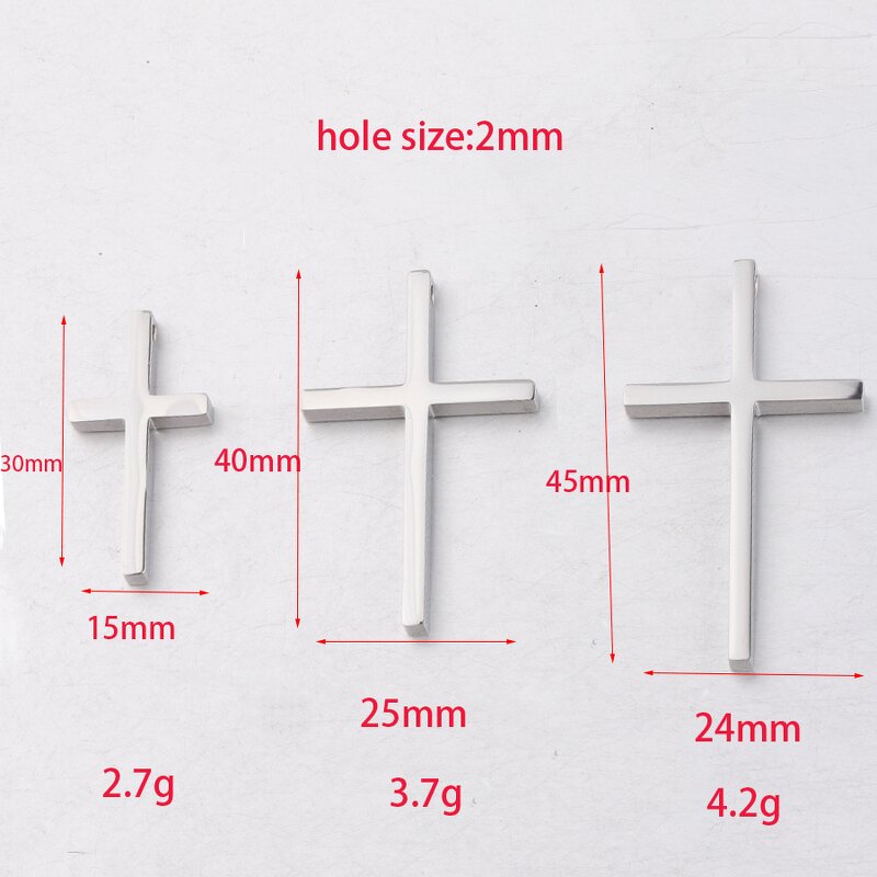 Cross Pendant Necklace - Hot Sale Stainless Steel Men Wedding Gift Jewelry