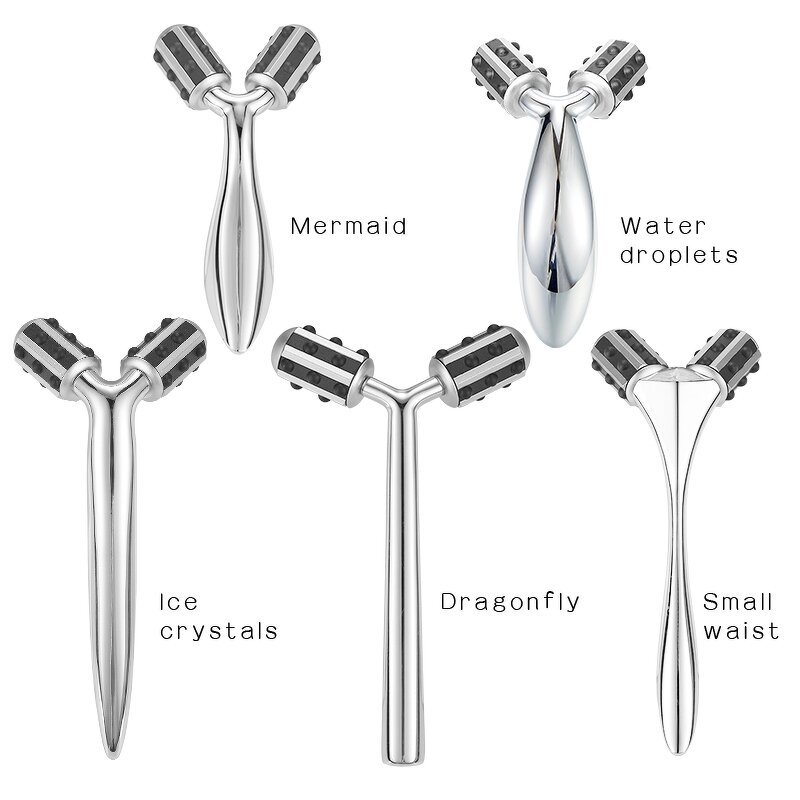 3D Mermaid Facial Roller - Portable Germanium Lifting Firming Device