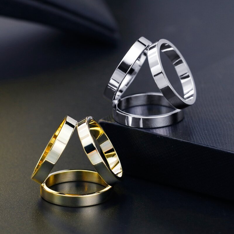 Three Circles Scarf Buckle - 18K Gold Plated Stainless Steel Wedding Tool