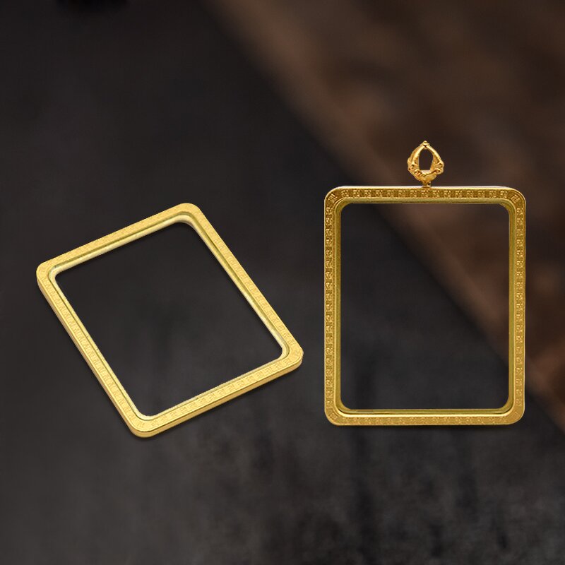 Tibetan Thangka Amulet - Unisex Buddhist Oriental Religious Pendant