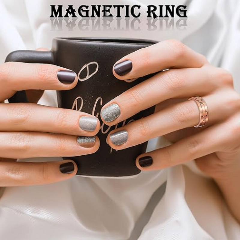 Copper Magnetic Ring - Solid Cross-Adjustable Trendy Finger Jewelry