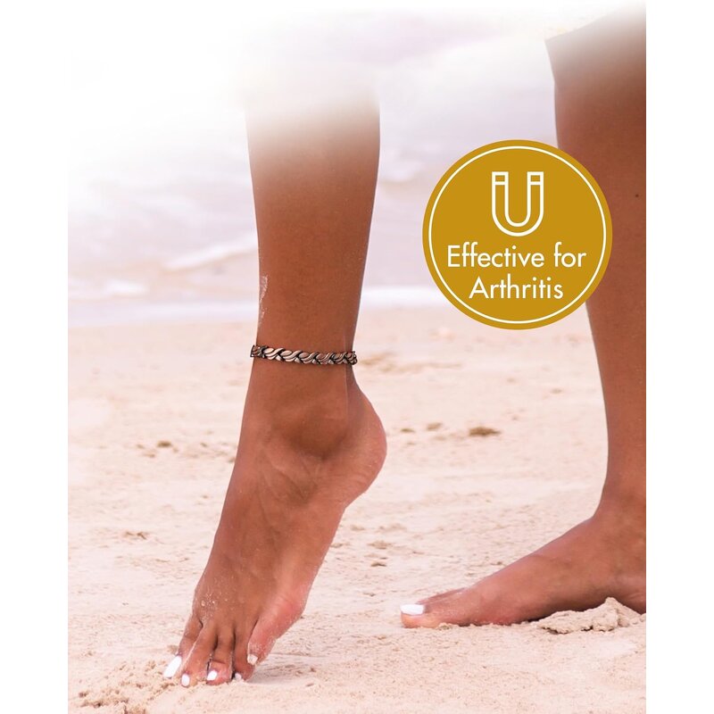 Pure Copper Magnetic Anklet - 99.99% Women Fashion Foot Jewelry