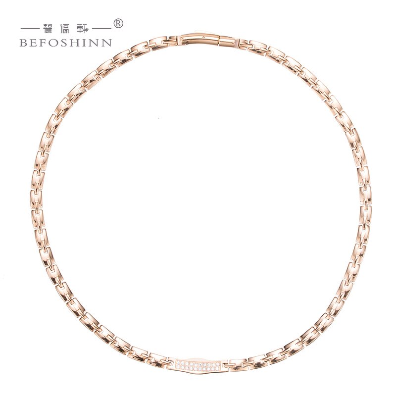 Titanium Germanium Necklace - Luxury Hip Hop Rock Health Energy Jewelry