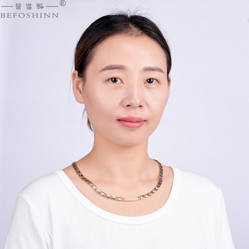 Titanium Germanium Necklace - Luxury Hip Hop Rock Health Energy Jewelry