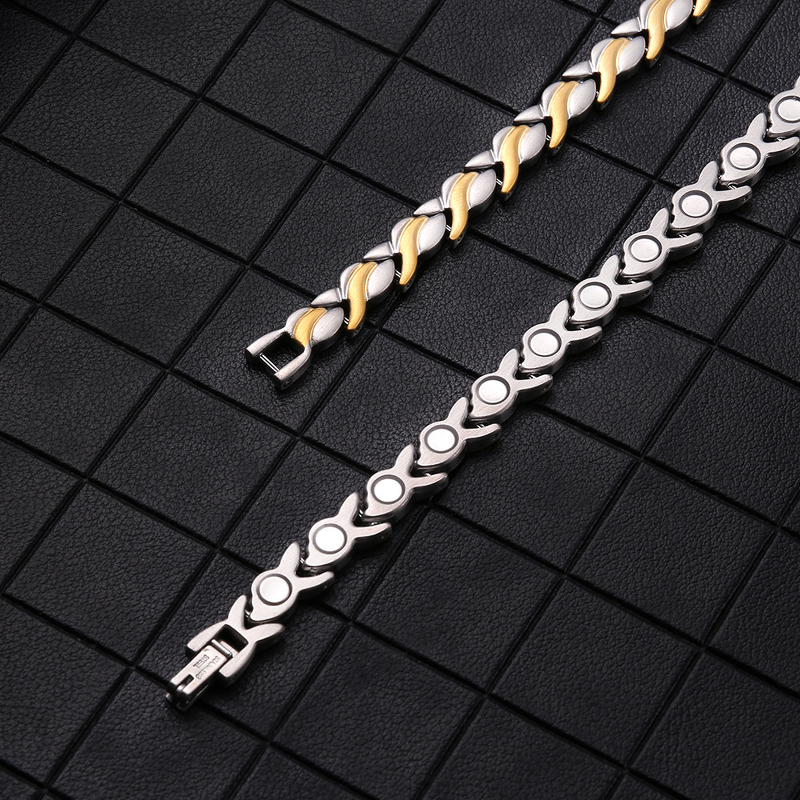 Goldfish Stainless Steel Necklace - Stock Wholesale Full Magnet Men Women Jewelry