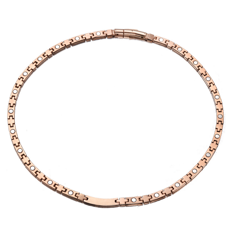 Stainless Steel Magnetic Necklace - Unisex Adjustable Health Therapy Chain