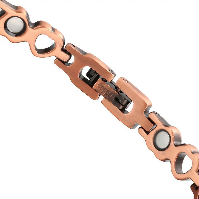 Copper Magnetic Anklet - 99.9% Love Heart Tennis Women Foot Jewelry