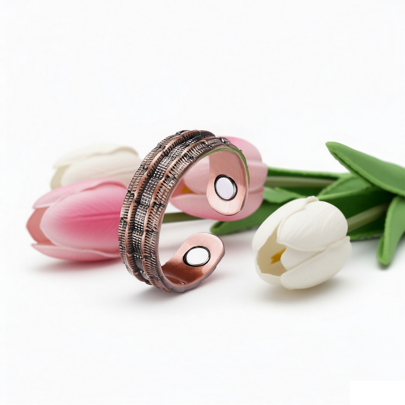 Pure Copper Magnetic Ring - Romantic Wedding Adjustable Pain Relief Jewelry