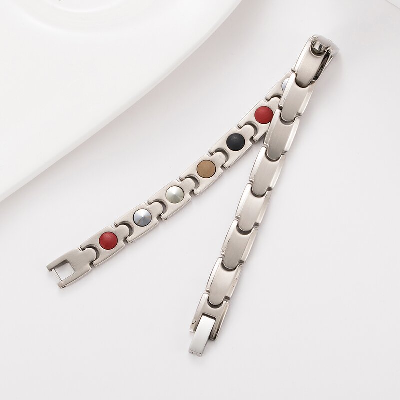 Titanium Magnetic Bracelet - Wholesale Rose Gold Health Men Women Jewelry